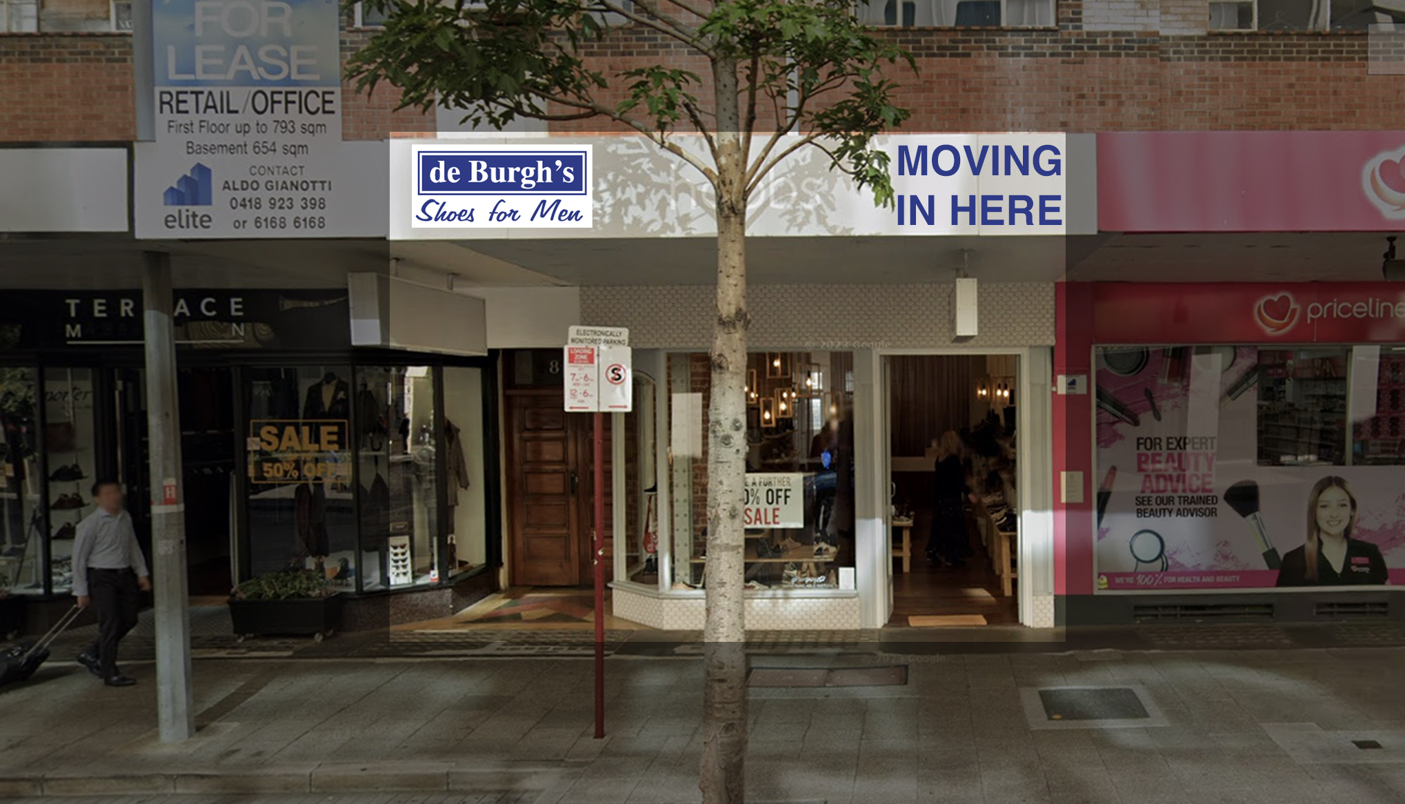 deburghs shoes for men move to Hay street