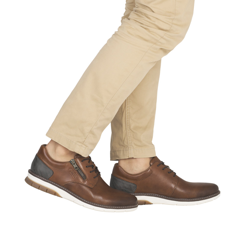 Rieker 14412 Pin Punched Lace up