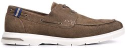 Ferracini Marble Leather Boat Shoe